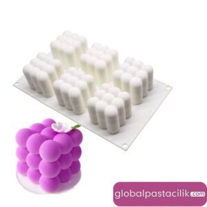 6'lı Silikon Bubble Kalıbı