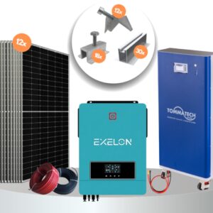 12 Panel 10.2 KW Off-Grid Solar Enerji Paketi