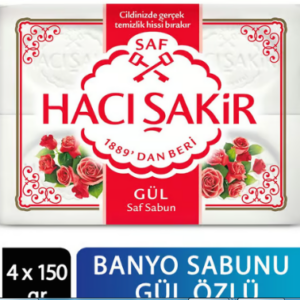 Hacı Şakir Banyo Sabunu 4 X 150 Gr
