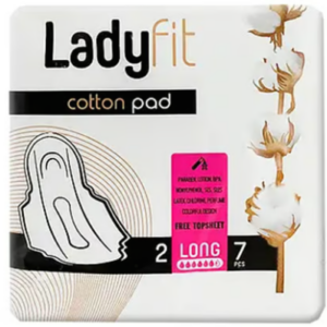 Ladyfit Hijyenik Ped Bambu Uzun 7'li