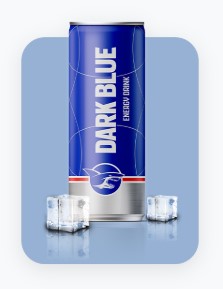 DARK BLUE ENERGY DRİNK 500 ml - 24 pieces