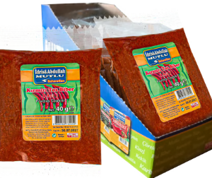 Mutlu Baharat Hot Ground Red Pepper 40 g.. 20 pocket